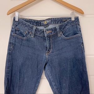 Lucky Brand Lola dark wash skinny jeans size 4/27 short low rise
